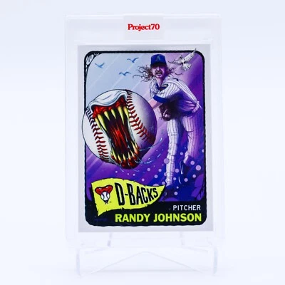Topps Project 70 Randy Johnson Artist: Alex Pardee Card 214 - Image 1 of 2