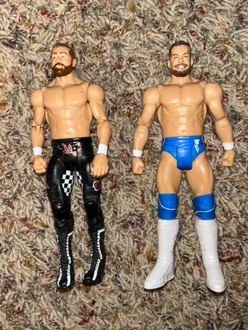 WWE Mattel Basic Sami Zayn Finn Balor 2 Figures Lot AEW WWF NXT ECW Wrestling Cover