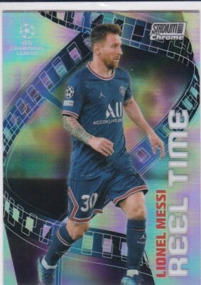 LIONEL MESSI RARE $$ REFRACTOR Topps Stadium Club Chrome Soccer Card ARGENTINA ! - Image 1 of 2