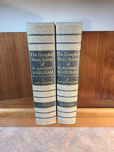 The Complete Short Stories of W. Somerset Maugham 2 Book Hardcover Set 1952 - Foto 1 di 8