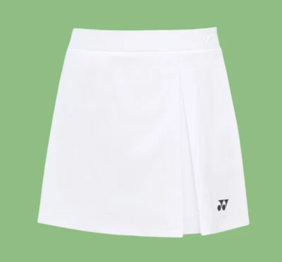 YONEX 25S/S Women's Badminton Woven Skirt Sports Training Shorts White 251PS002F - Image 1 of 4