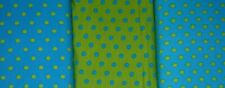 Jersey Sterne Punkte türkis blau grün 2 farbig Baumwolljersey Meterware Stoff 