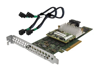 Fujitsu D3216-A12 GS2 LSI MR EP400i 12Gb PCle x8 RAID Controller +2x SAS Kabel - Bild 1 von 4