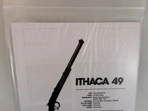 ITHACA 49 22 & 22WMR RIFLE BREAK DOWN INSTRUCTION KIT - Picture 1 of 1