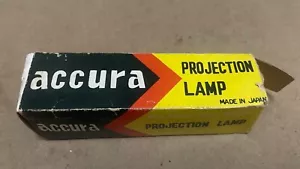 NEW VINTAGE Accura Projection Lamp Light Bulb 120V 500W Made In Japan IN BOX - Picture 1 of 8