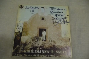 I FOLK MUSICI DI ANGELO E BENITO MERLINO. LP GIBILIMANNA E SALVA.DEDICACE SIGNED - Imagen 1 de 5