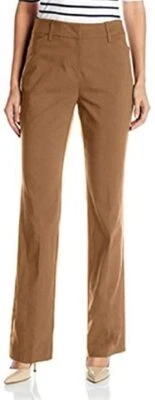 Ruby Rd. Women's Stretch Millennium Tech 30" Inseam Bootcut Pants, Brown, 6 US - Image 1 of 4