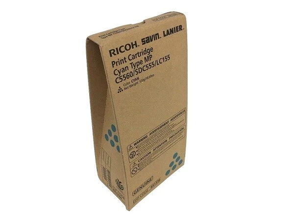 Genuine Ricoh 841336 (888371) Cyan Toner - NEW SEALED - Image 1 of 1