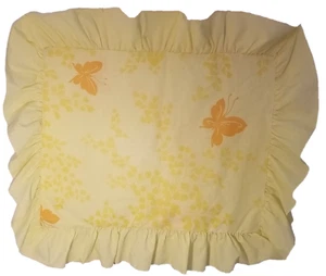 Springmaid Wondercale MARIPOSA Mariposas De Colección Pr Amarillo Volantes Fundas Estándar - Imagen 1 de 6