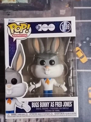 Bugs Bunny as Fred Jones 1239 Scooby Doo  Funko - Bild 1 von 4