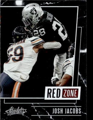 2020 Panini Absolute #RZ-JJ Josh Jacobs Red Zone - Image 1 of 2