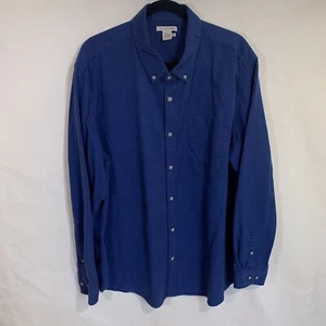 Herren Carbon 2 Cobalt Pointillism Langarm Hemd Gr. XL Blau Mehrfarbig Punkte - Bild 1 von 17