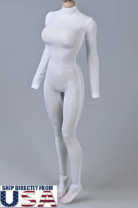 1/6 Stretch Jumpsuit Leotard Bodysuit For 12" Female Figure PHICEN Hot Toys TBL - Picture 1 of 9