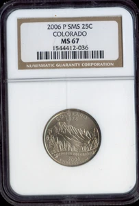 2006 Colorado Quarter NGC MS67 SMS Quality - Picture 1 of 2