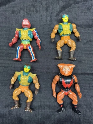 Lote de 4 figuras de acción MOTU Resin Mix Match Masters of the Universe 5,5" Foto 1 de 4