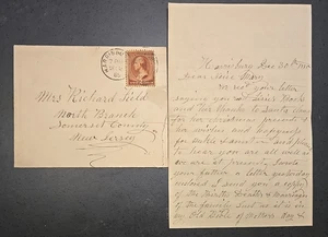 Scott # 210 on Cover, with letter enclosed and dated DEC 30,1885 - Picture 1 of 4