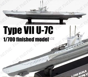 WWII German Type VII U-7C submarine U-boat 1/700 finish for Easy model ship - Picture 1 of 6