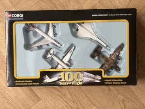 Corgi Diecast CSCA07004 - 100 Years Of Flight The Pioneering Years 4 Piece Set - Picture 1 of 5
