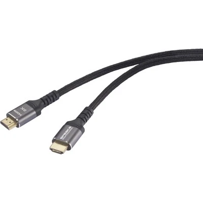 SpeaKa Professional HDMI Anschlusskabel HDMI-A Stecker, HDMI-A Stecker 0.50 m...