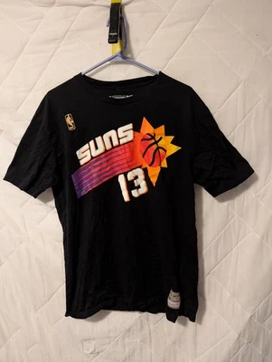 Steve Nash Shirt Jersey Men XL Mitchell & Ness Phoenix Suns NBA Black Retro - Image 1 of 3