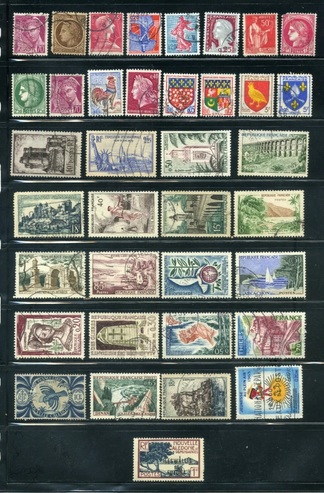 France (French) Postage Stamp Collection TEN274 - Image 1 of 1