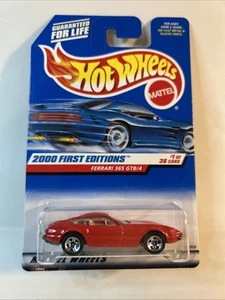 👓Hot Wheels 2000 #061 1st Edition | Ferrari 365 GTB/4 Red - Picture 1 of 6