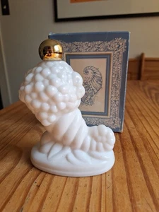 Vintage Avon Cornucopia  Oil Decanter With Box Not Full - Picture 1 of 8