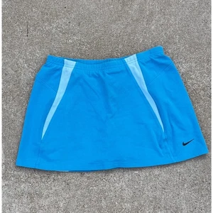 Nike Skirt Skort women's Tennis Golf Athletic Activewear Blue White Medium M - Picture 1 of 7