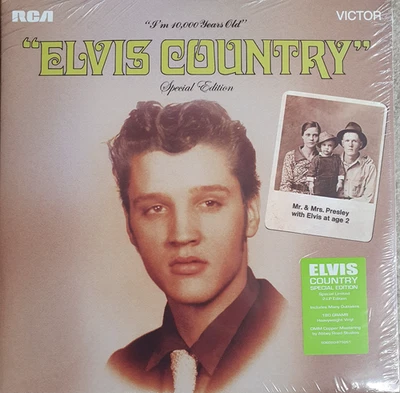 ELVIS PRESLEY "ELVIS COUNTRY SPECIAL EDITION" 2012 FTD 2LP WITH HYPE. SEALED!!! - Image 1 of 4