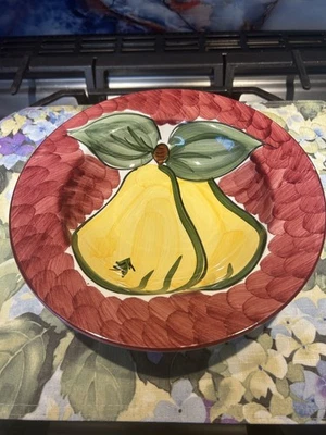 Frutta de Roma By Tabletops Unlimited - "Pears" Bowl - 10 inches - Image 1 of 4