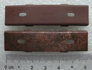 Lote de 2 clips pelacables de latón Arisaka para rifle ruso Primera Guerra Mundial KYNOCH marca rara D2 - Imagen 1 de 10