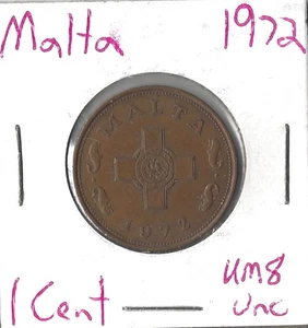 Moneda Malta 1 céntimo 1972 KM8 - Imagen 1 de 2