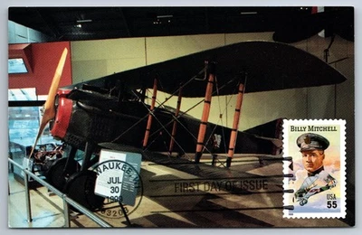 #3330 Billy Mitchell FDC Maxi Card - Image 1 of 2