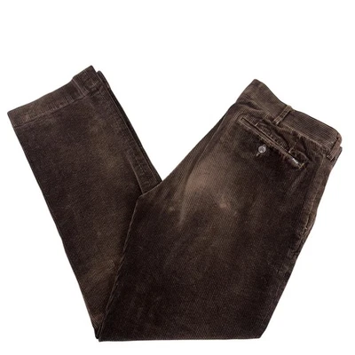 Pantalones Polo Ralph Lauren Para Hombre 32x32 Marrón Pana Calce Clásico Chino Informal Foto 1 de 4