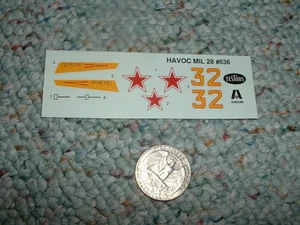 Testors decals 1/72 Kit# 636 Havoc MIL 28  E112 - Picture 1 of 1