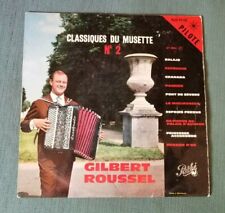 Gilbert Roussel Classical Du Musette N°2 - 25 CM LP Pathe St 26.014 Accordion