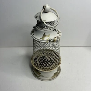 Decorative Hanging Hinged Metal Bird Cage for Candle or Plant Holder, etc - Picture 1 of 7