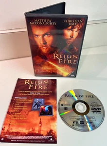 Reign of Fire DVD, Matthew McConaughey, Christian Bale, Gerard Butler, Bonus - Picture 1 of 5