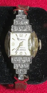 Vintage Diamant Armbanduhr  - Bild 1 von 7