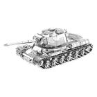 1:100 3D Metall Kits JS-2 Panzer Militär Zum Selbermachen Modell Ornamente unmontiert Kit