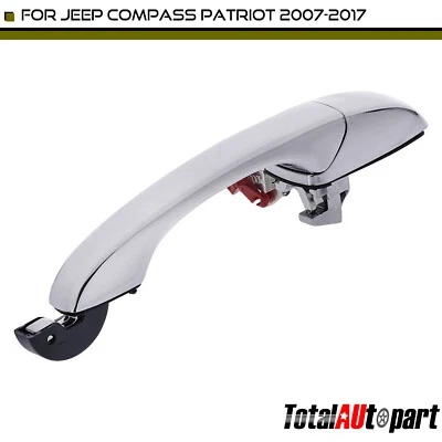 Manija de puerta exterior cromada para conductor delantero Jeep Compass Patriot Dodge calibre Dodge Foto 1 de 4