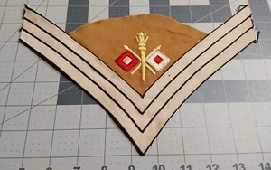 Indian Wars Era US Army Signals Sergeant Khahi Stripe Chevron - Picture 1 of 3