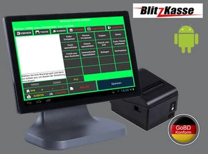 Kassensystem GASTROKASSE KELLNERKASSE GDPdU NEU TOUCHSCREN ANDROID POS - Bild 1 von 4