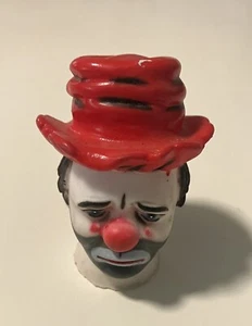 Vintage Emmett Kelly Hobo Clown Carnival Finger Puppet - Picture 1 of 2