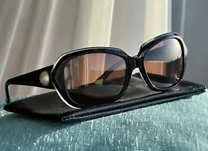 Nuevo - Badgley Mischka - Eleanor - Marco negro azabache - Gafas de sol con lentes tintadas de bronce - Imagen 1 de 10