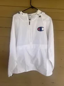 Champion Herrenjacke winddicht leicht Größe XL weiß neu ohne Etikett D4 - Bild 1 von 5