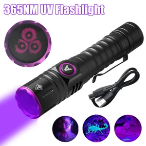 UV Licht Schwarzlicht 3 LED Taschenlampe 365nm Scorpion Bernstein Handlampe DE - Bild 1 von 13