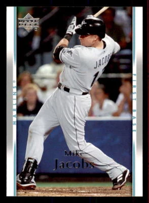 2007 Upper Deck  #705 Mike Jacobs Florida Marlins - Image 1 of 2