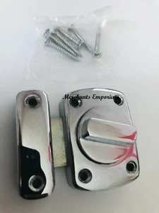 Thumbturn Bathroom Door Toilet Turn Rotate Twist Bolt Privacy Catch Latch 40mm - Imagen 1 de 6