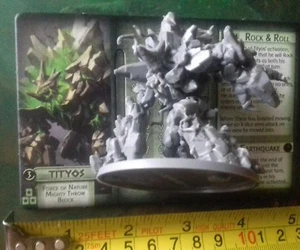 Tityos Figura Tarjeta Batallas Míticas Panteón Monolito Juego de Mesa Mitos Griegos Elemental - Imagen 1 de 1